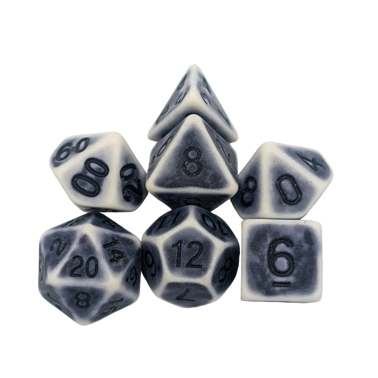 Archaic Light Grey Dice Set