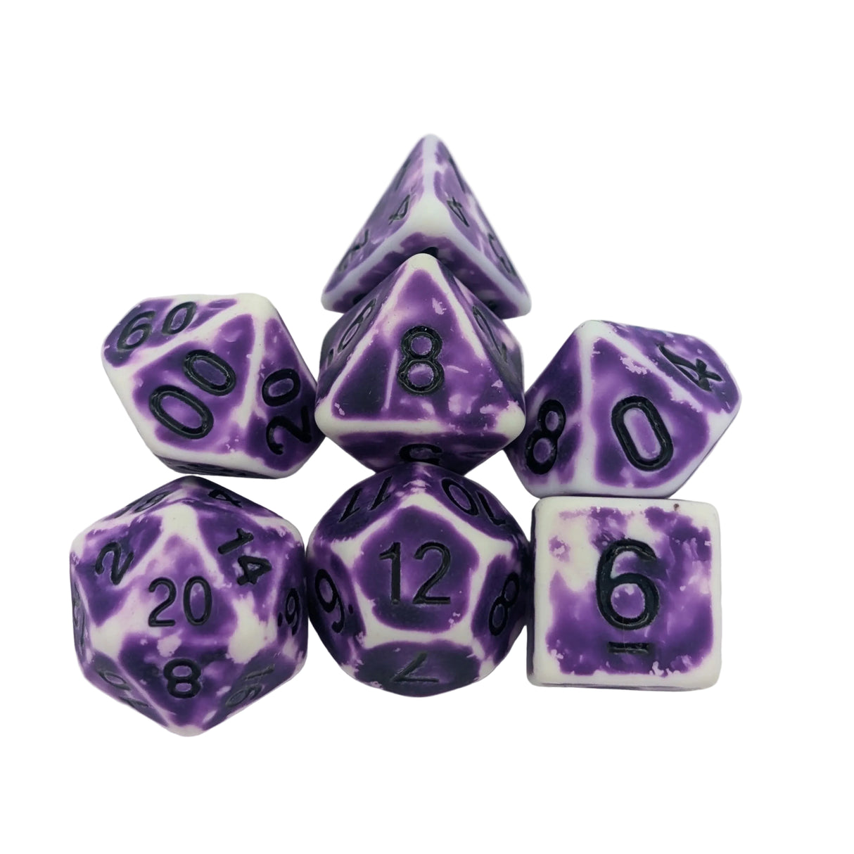 Archaic Light Purple Dice Set