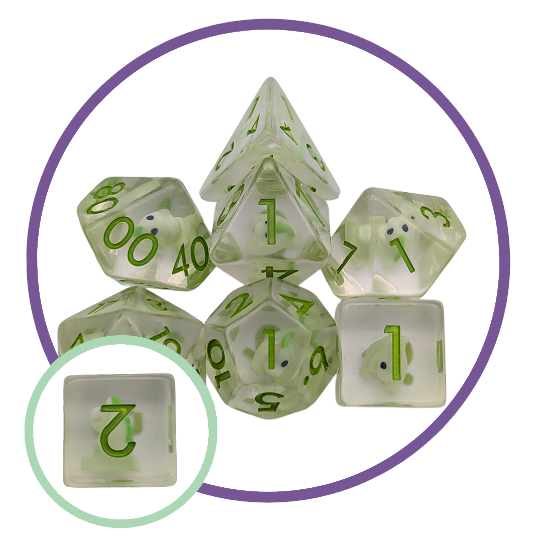 Rex Green Inclusion Dice Set