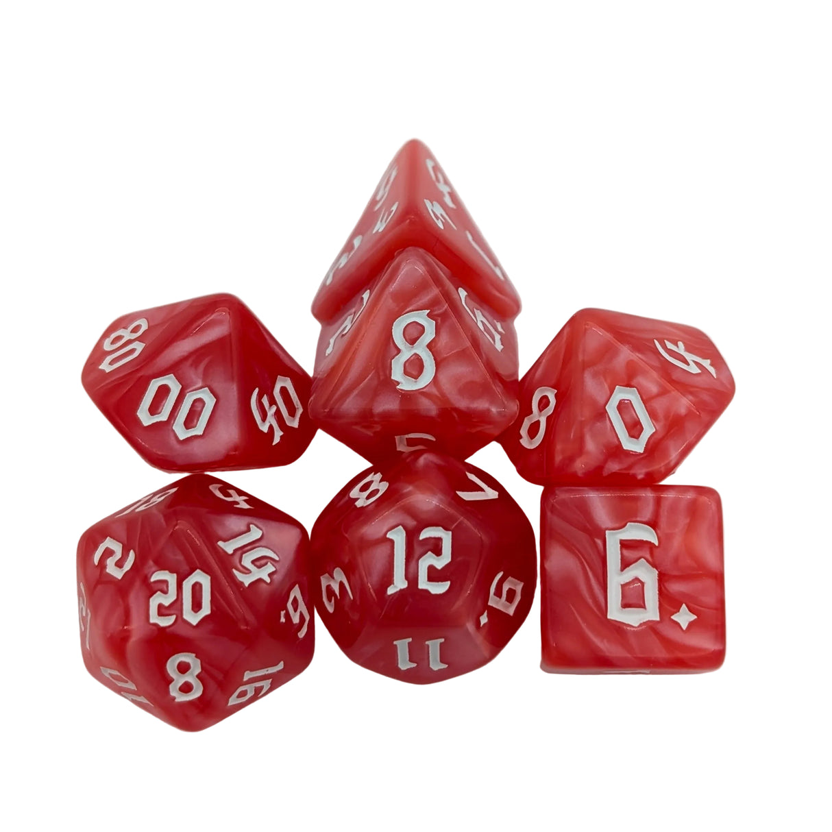 Mist Rose Dice Set