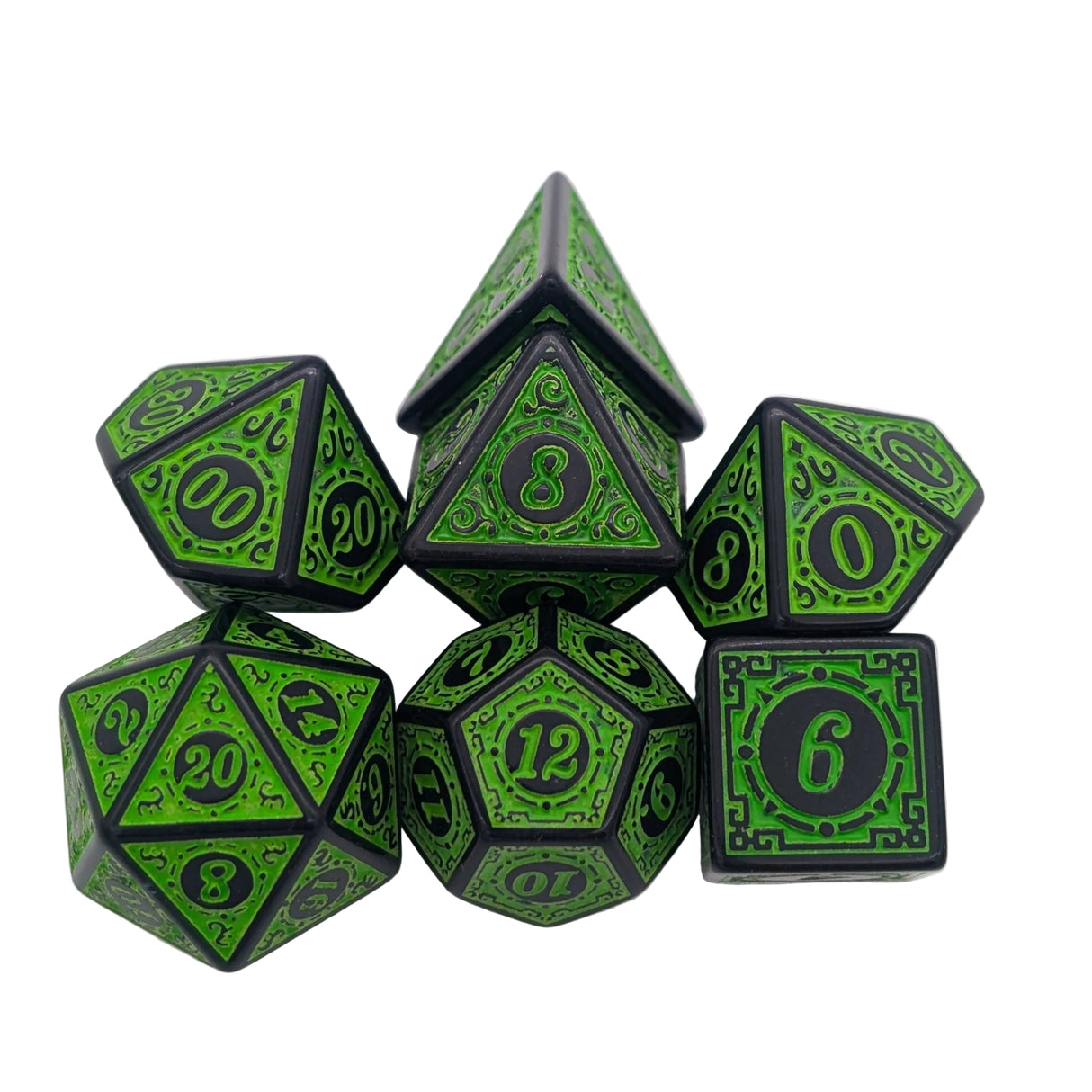 Zoltar Green Dice Set