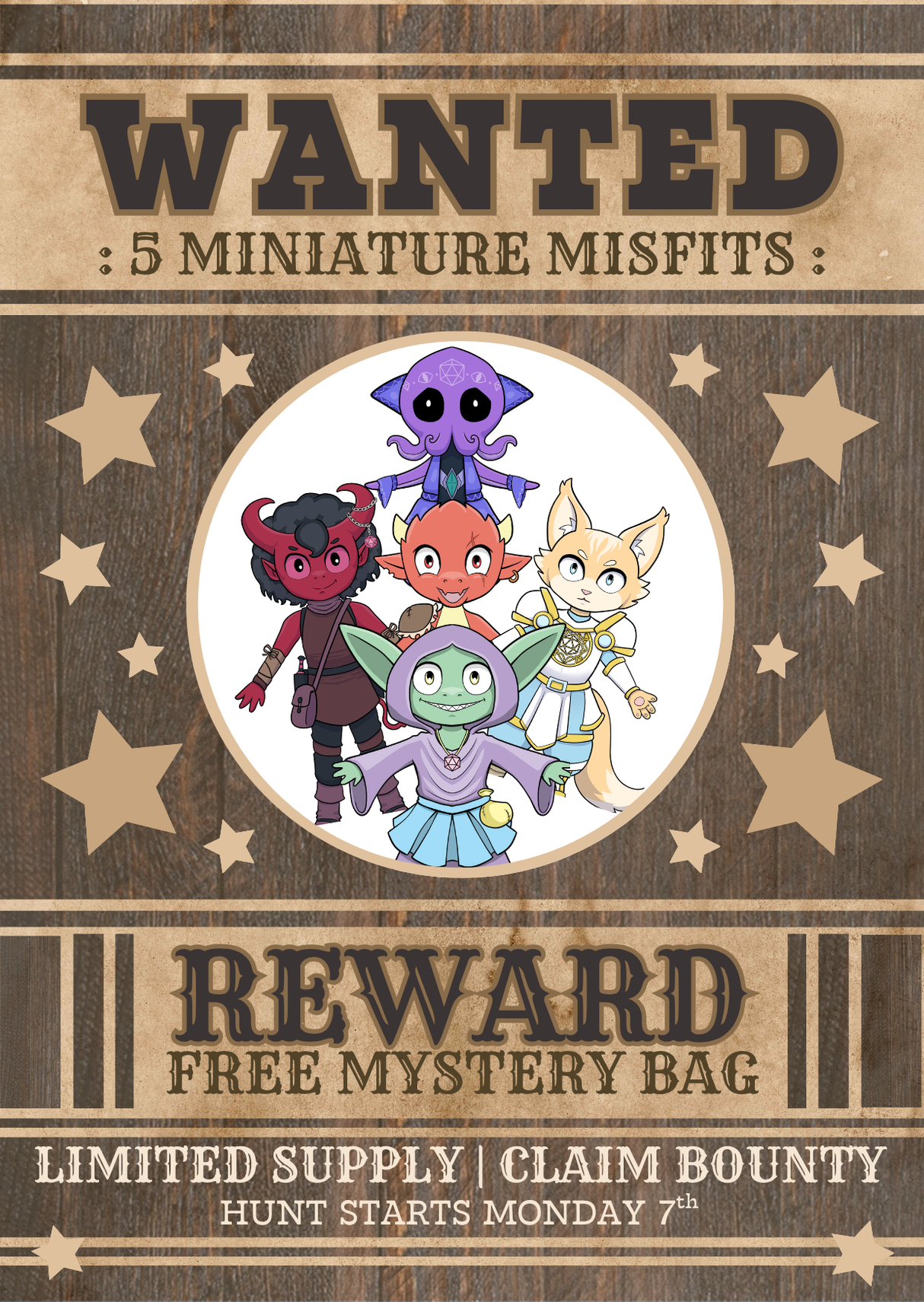 Character Hunt Social Templates