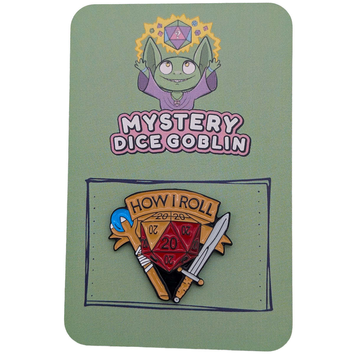 How I Roll RPG Pin