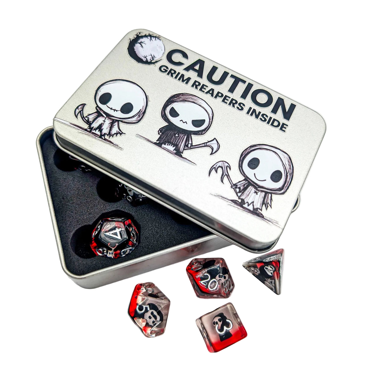 Grim Reaper Dice Tins