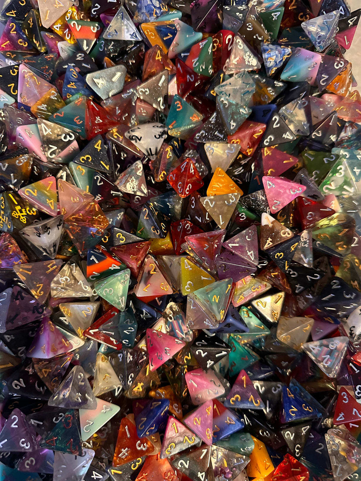 Mystery Bulk Random Dice Scoop | Mixed Dnd Polyhedral Scoop of Dice | DnD Tabletop Role Playing Games | Mystery Dice Scoops