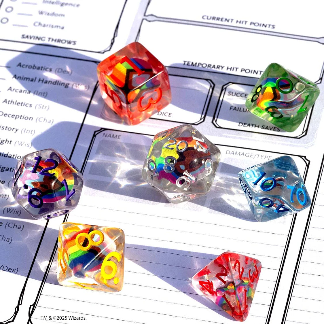 Dice Set - D&D Progress Pride Unlimited