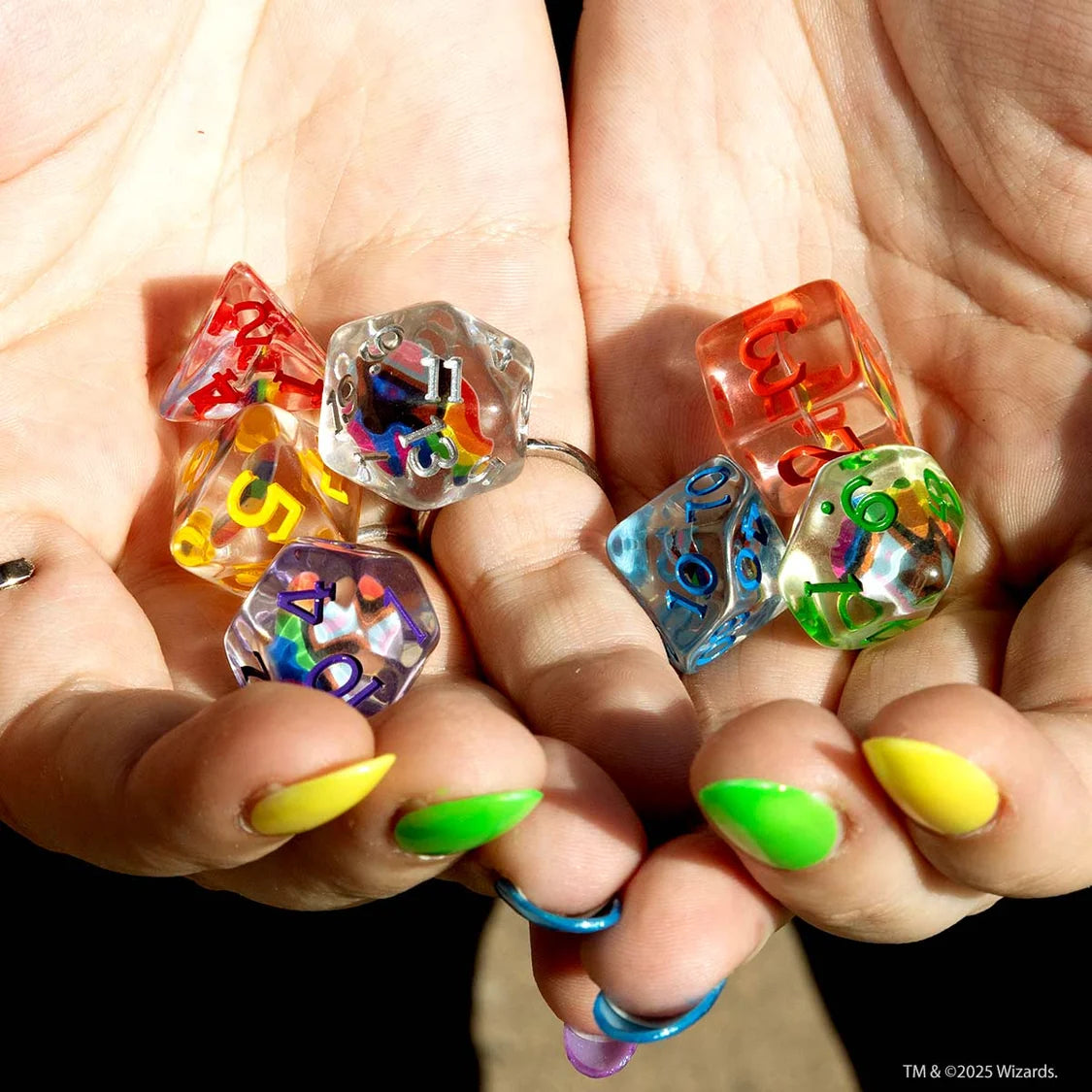 Dice Set - D&D Progress Pride Unlimited