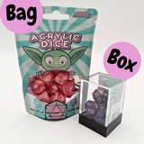 Archaic Dark Blue Dice Set