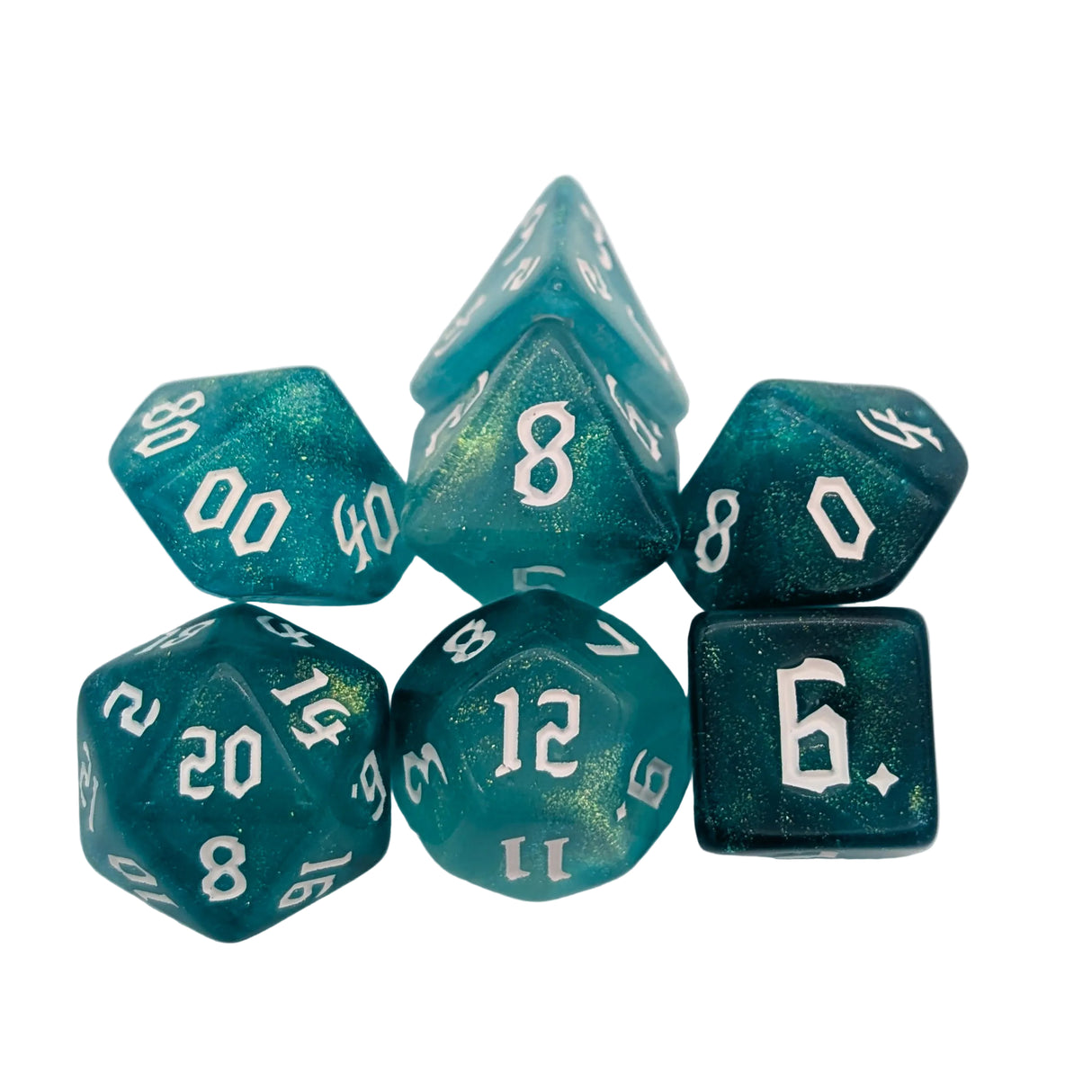 Fog Aqua Dice Set