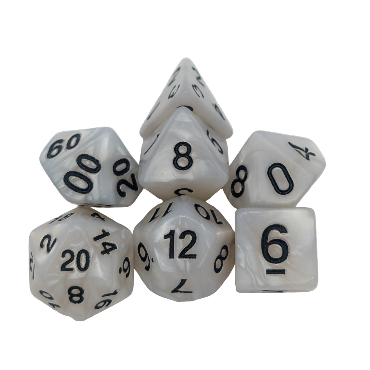Pearl Opal Dice Set