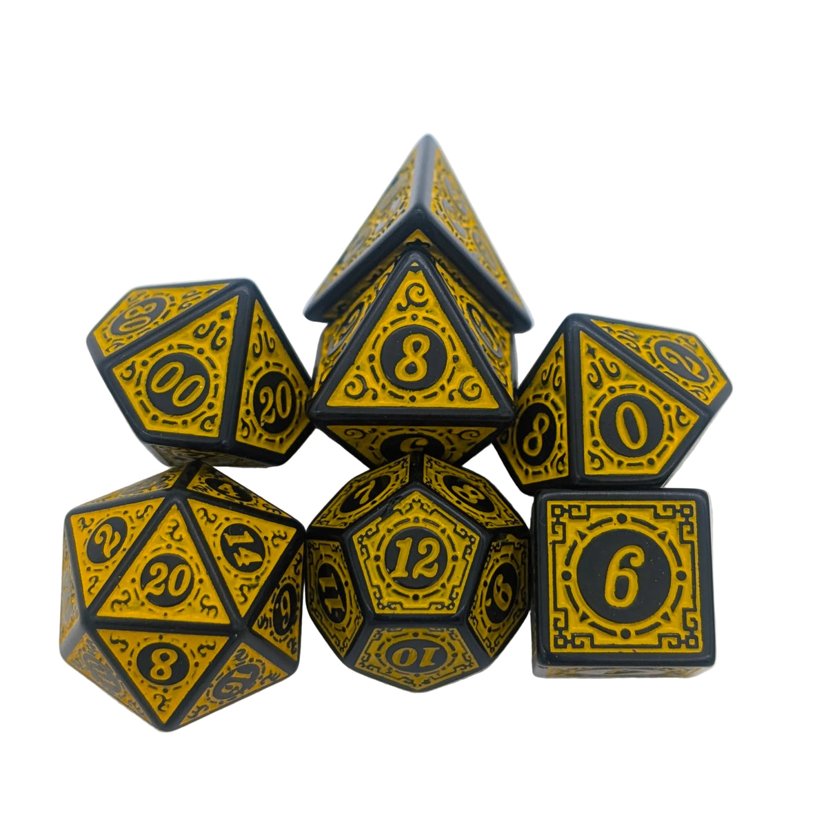 Zoltar Yellow Dice Set
