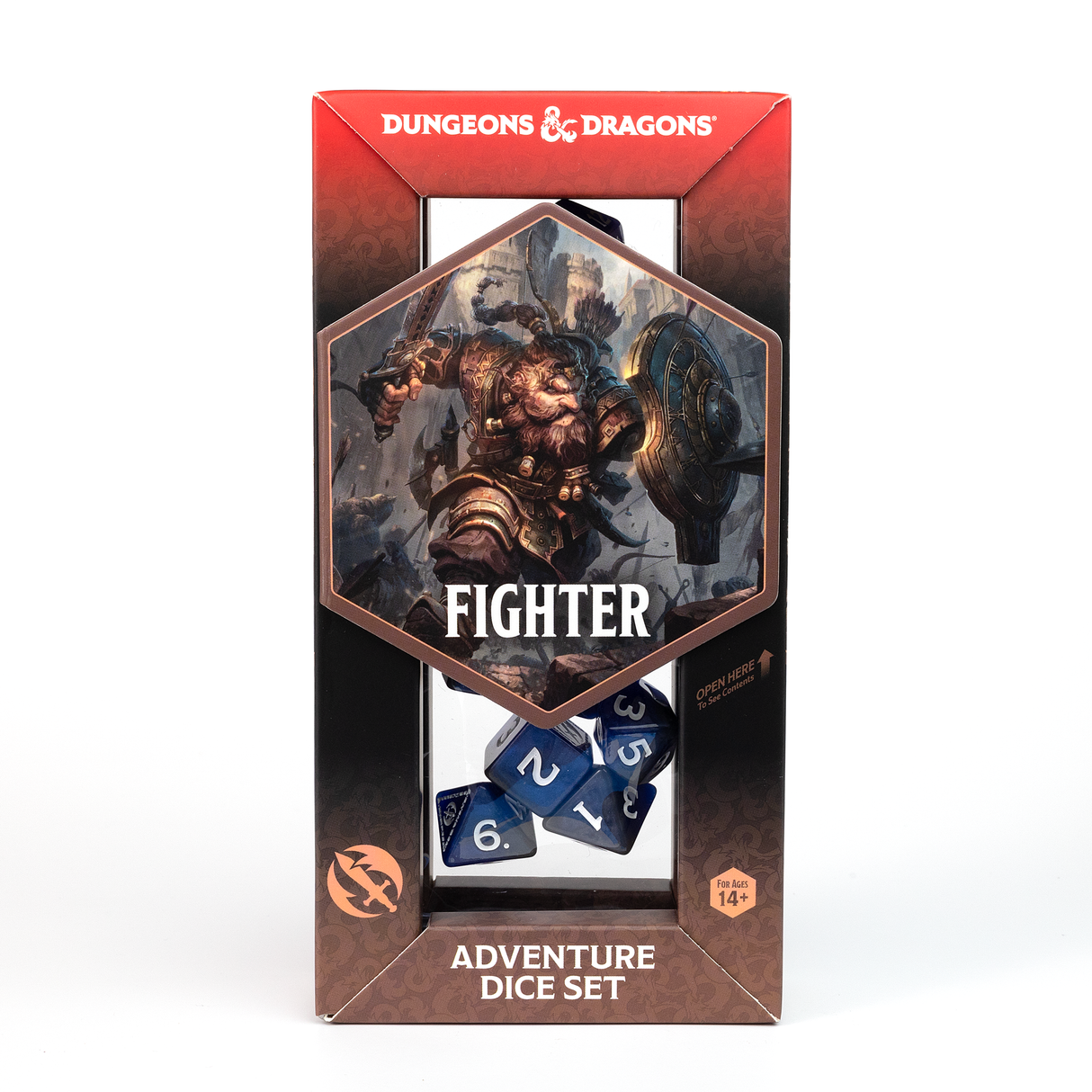 D&D Adventure Dice - Fighter: Blue (Reprint)