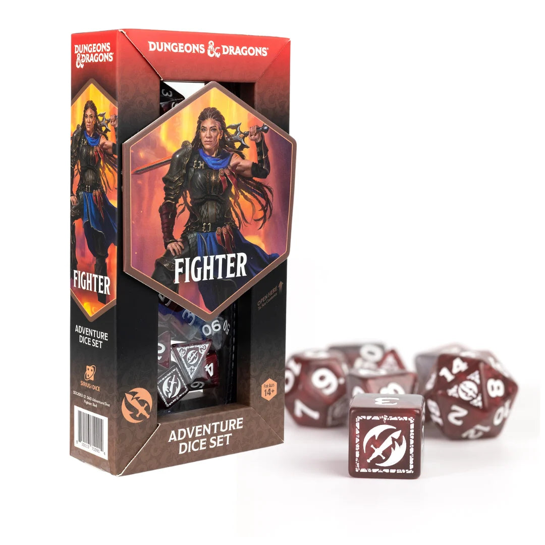 D&D Adventure Dice - Fighter: Red (Reprint)