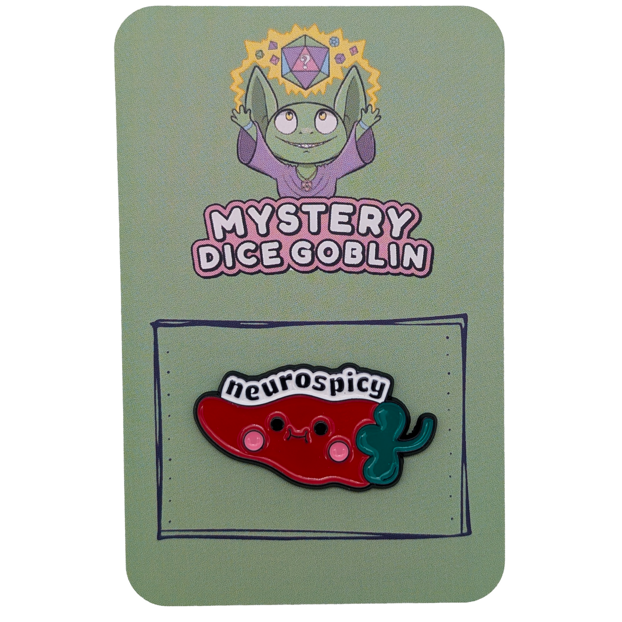 Neurospicy Funny Pin