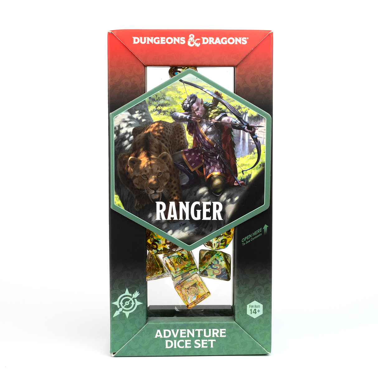 D&D Adventure Dice - Ranger: White, Green