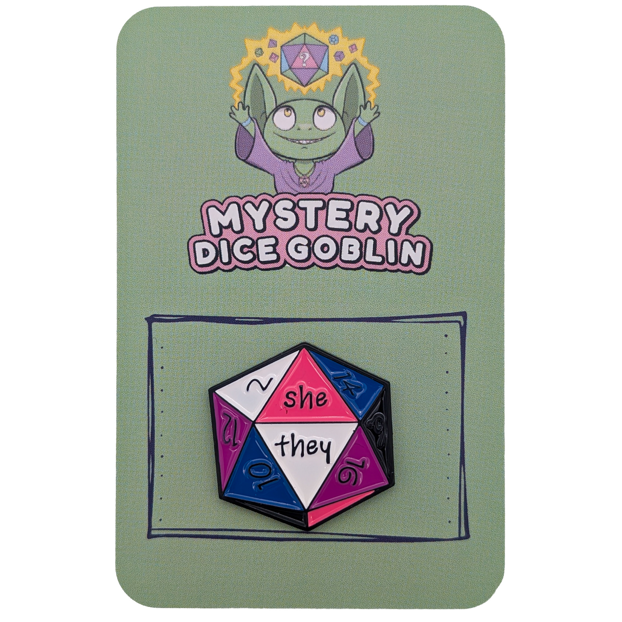 She/They Pride Pin