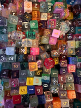 Mystery Bulk Random Dice Scoop | Mixed Dnd Polyhedral Scoop of Dice | DnD Tabletop Role Playing Games | Mystery Dice Scoops