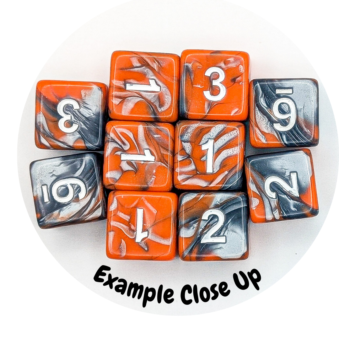 Vortex Light D6 Dice Collection (16mm)